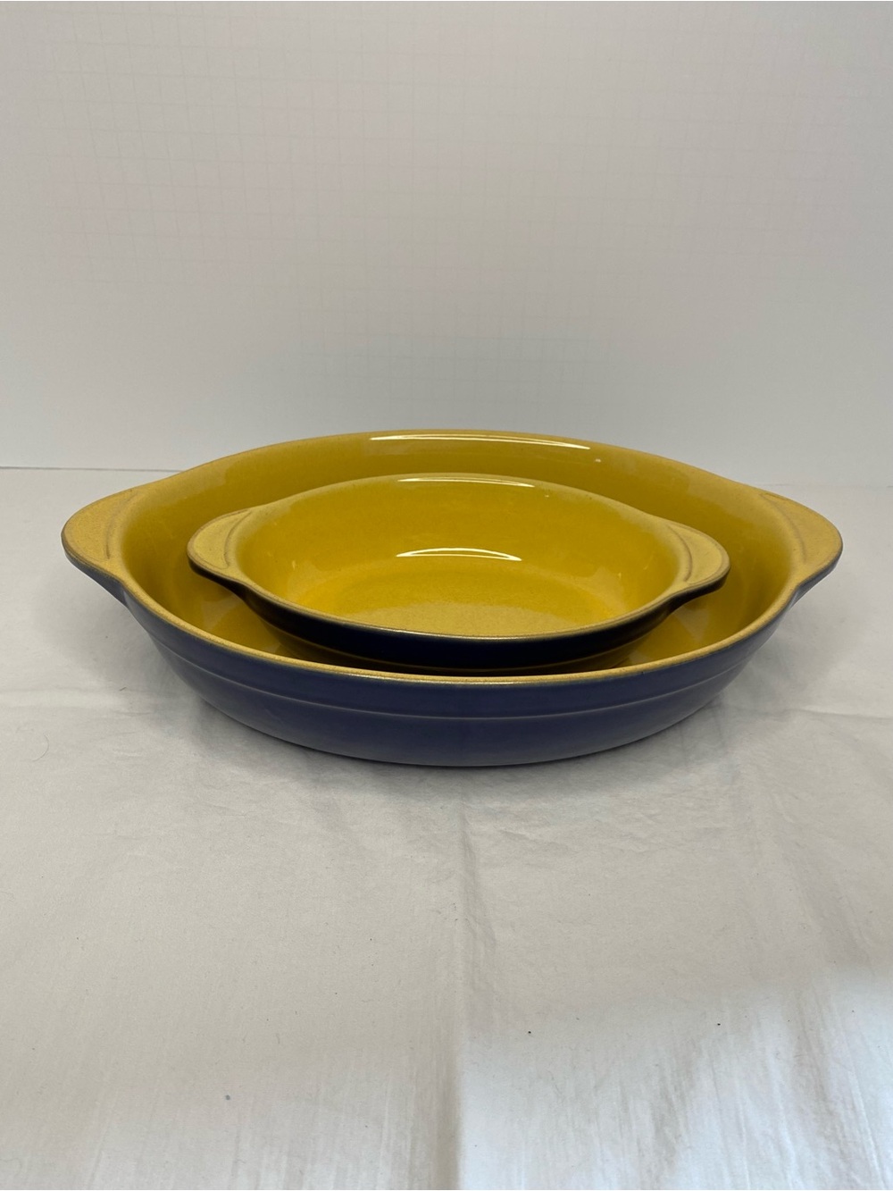 Denby Oval Oven Dish Set - Chef’s Blue